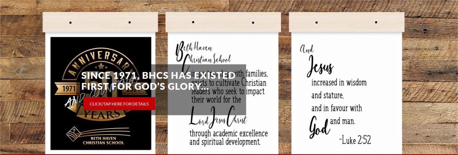 Since 1971...Learn More About BHCS